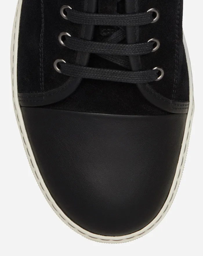 Dbb1 Leather And Suede Sneakers Black Men Lanvin DBB1
