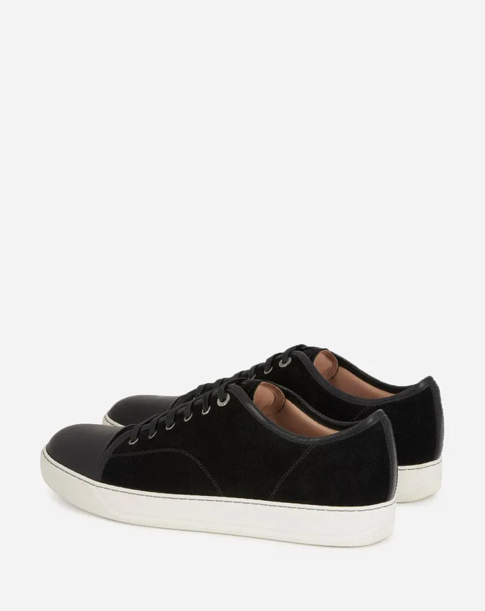 Dbb1 Leather And Suede Sneakers Black Men Lanvin DBB1
