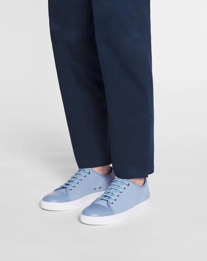 Dbb1 Leather And Suede Sneakers Cornflower Men Lanvin DBB1 Dbb1 Leather And Suede Sneakers Cornflower Men Lanvin DBB1