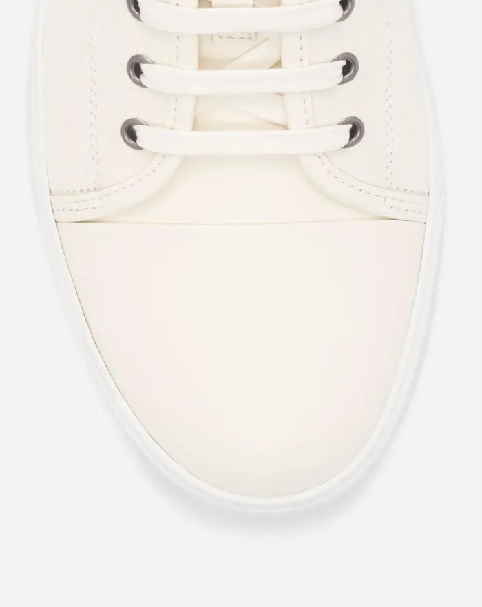 Dbb1 Leather And Suede Sneakers Cream Men Lanvin DBB1