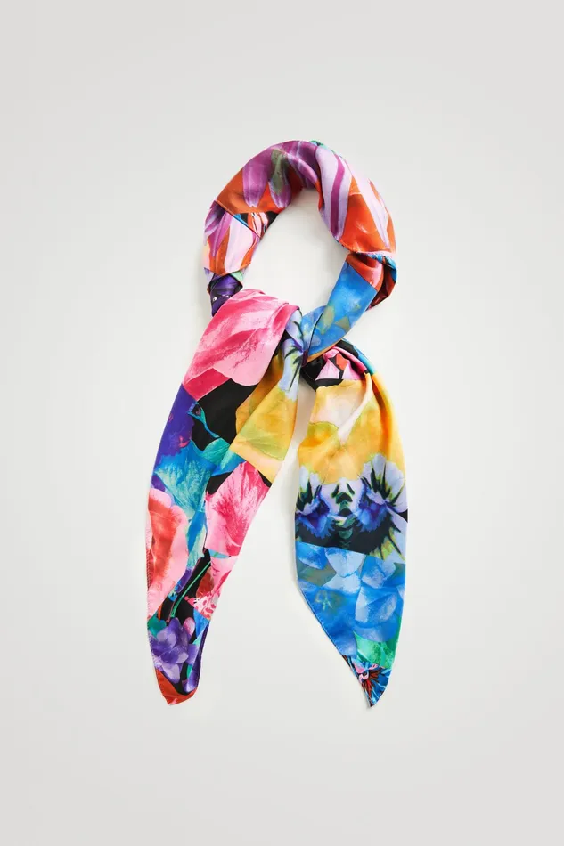 Desigual Digital Patchwork Foulard Women Scarves