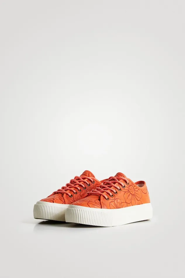 Desigual Floral Sneakers Women Sneakers