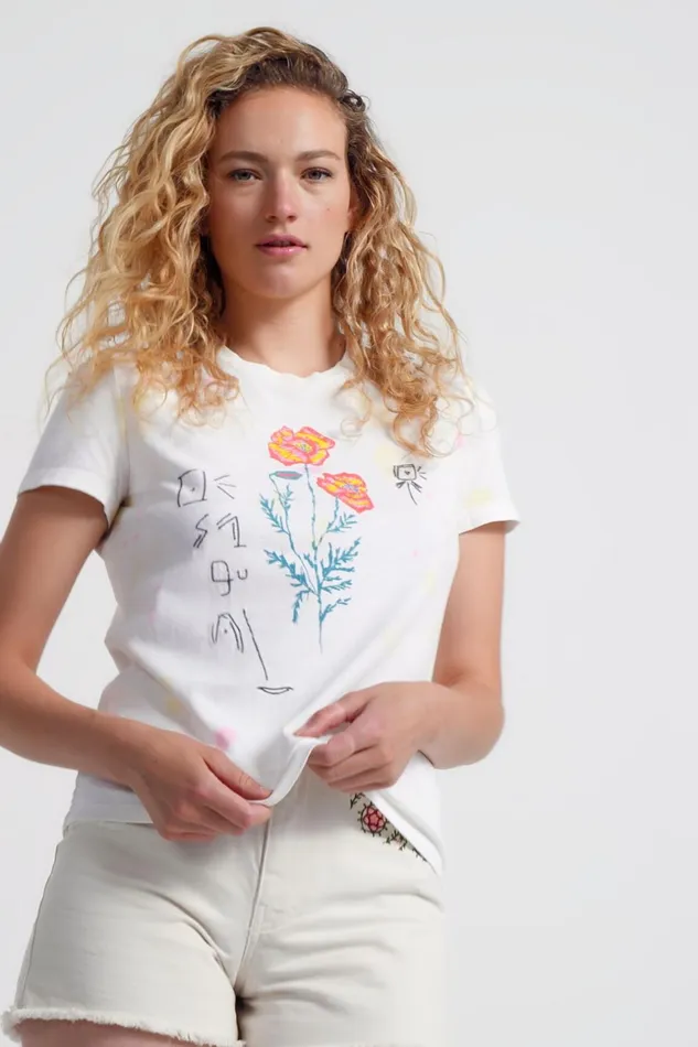 Desigual Love Tshirt Women Tshirts
