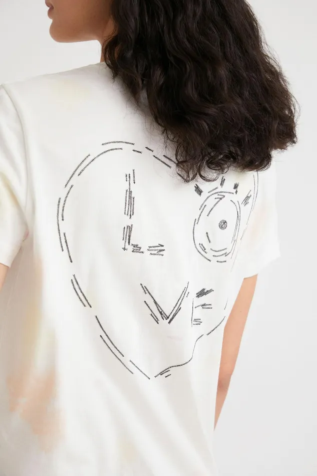 Desigual Love Tshirt Women Tshirts
