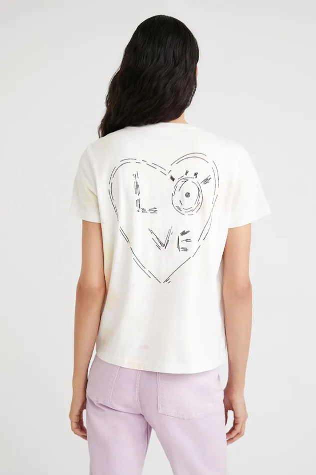 Desigual Love Tshirt Women Tshirts
