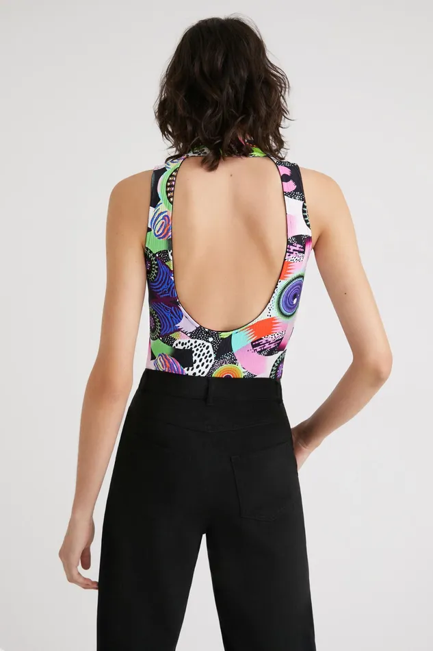 Desigual M Christian Lacroix Galactic Bodysuit Women Tshirts