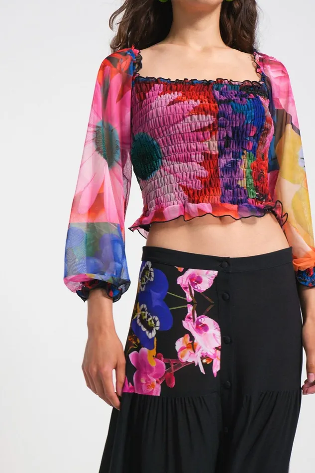 Desigual M Christian Lacroix Tulle Tshirt Women Tshirts