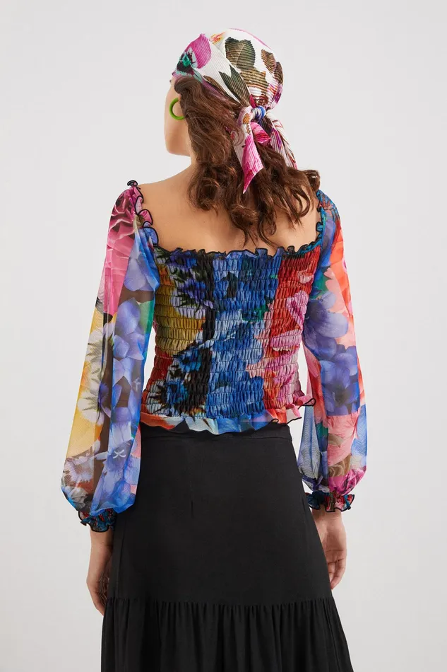 Desigual M Christian Lacroix Tulle Tshirt Women Tshirts
