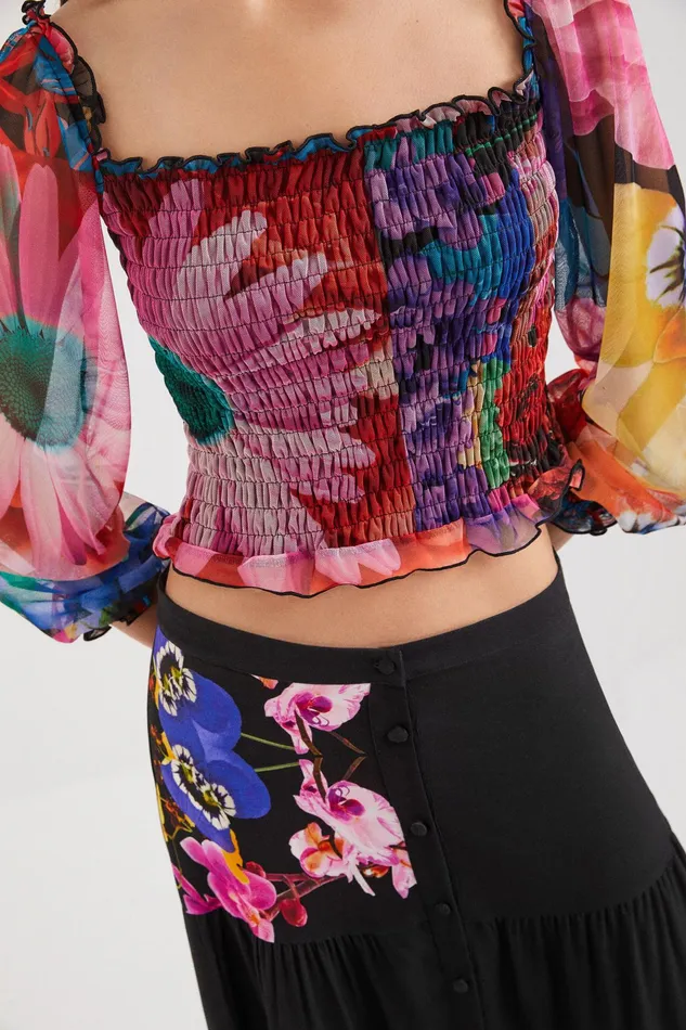 Desigual M Christian Lacroix Tulle Tshirt Women Tshirts
