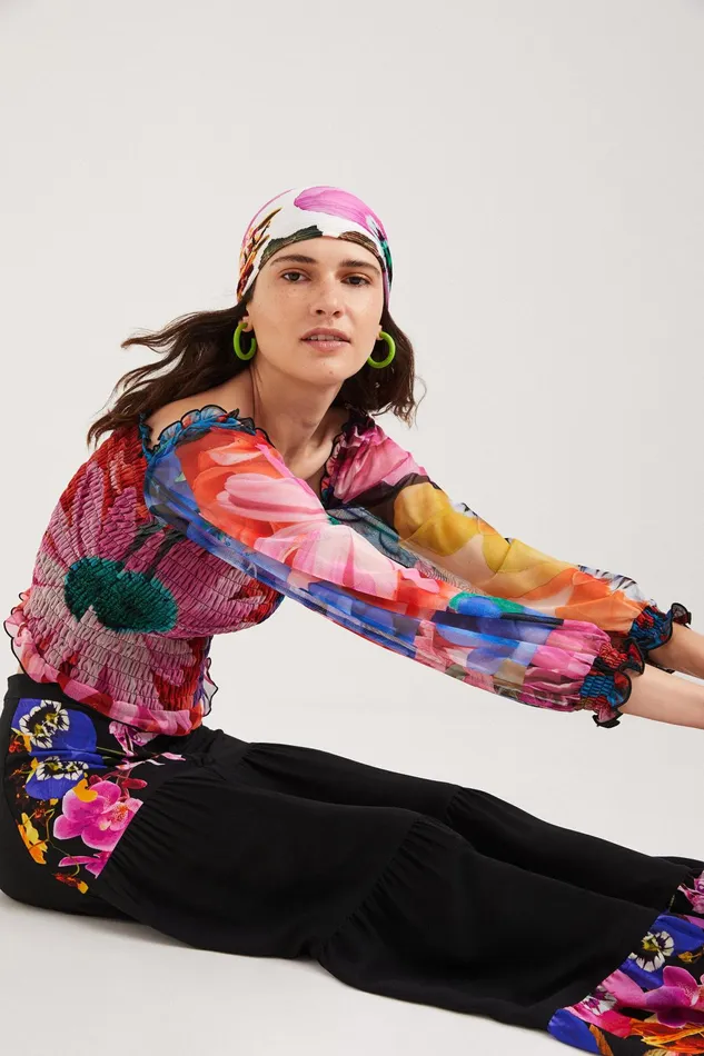 Desigual M Christian Lacroix Tulle Tshirt Women Tshirts