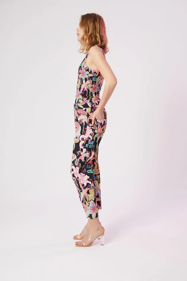 Desigual Mum Fit Ankle Grazer Trousers Women Pants and Leggings