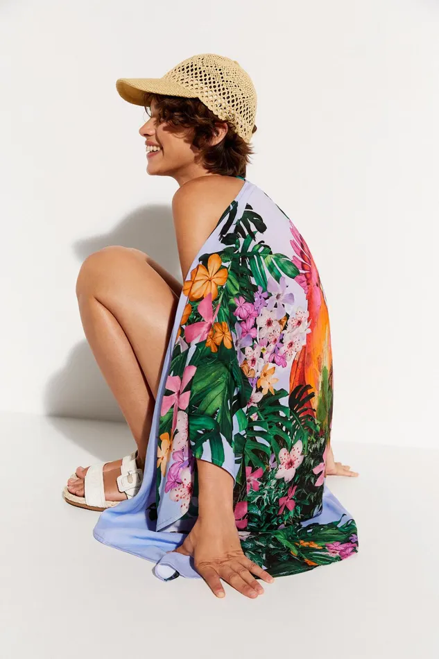 Desigual Parrot Kimono Women Swimwear