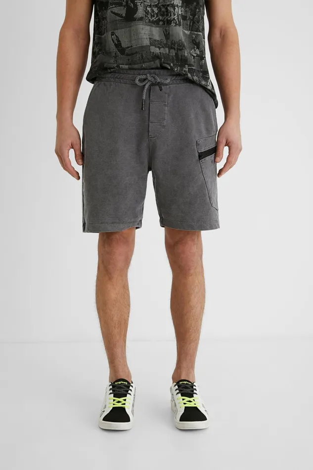 Desigual Plush Short Trousers Mens Jeans and Pants