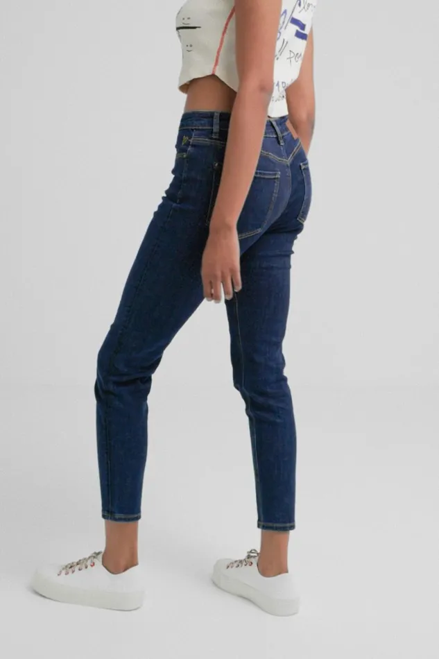 Desigual Skinny Ankle Grazer Jeans Women Jeans