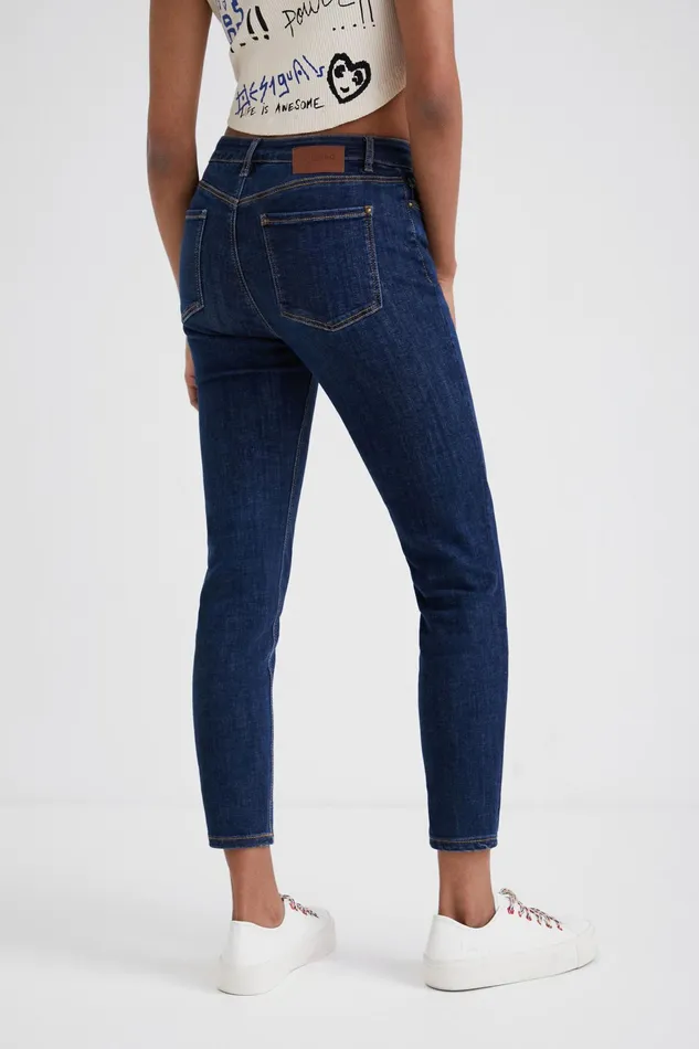 Desigual Skinny Ankle Grazer Jeans Women Jeans