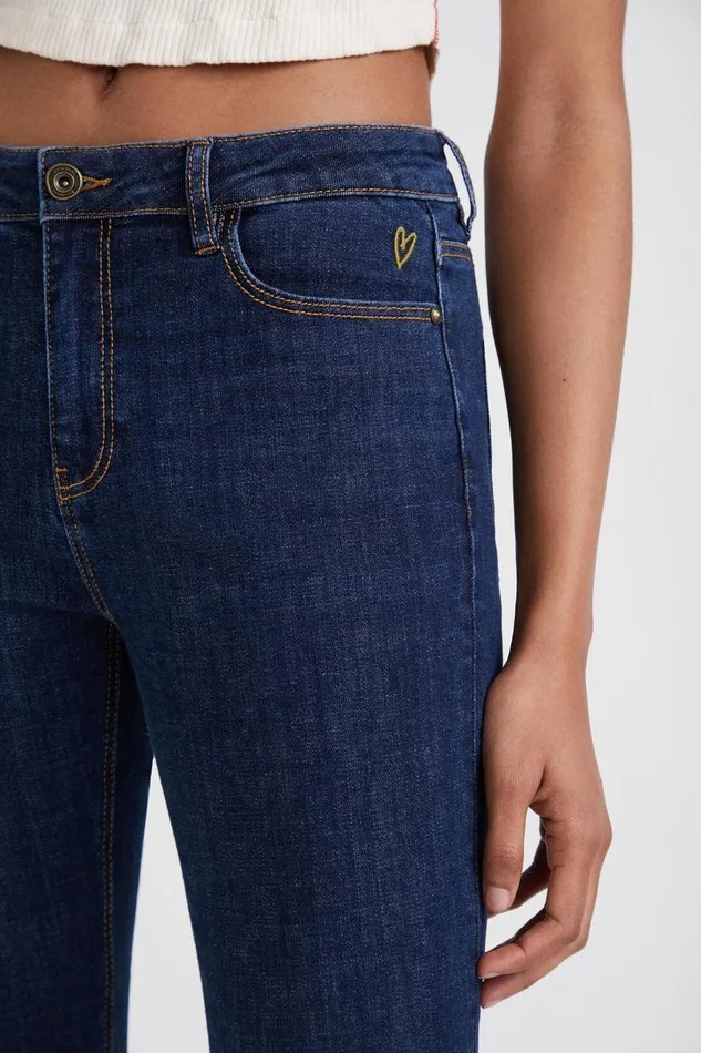Desigual Skinny Ankle Grazer Jeans Women Jeans