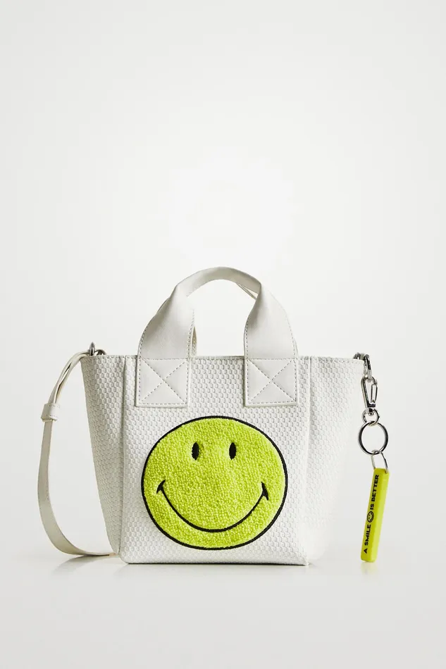 Desigual Smiley Shopper Women Crossbody Bags