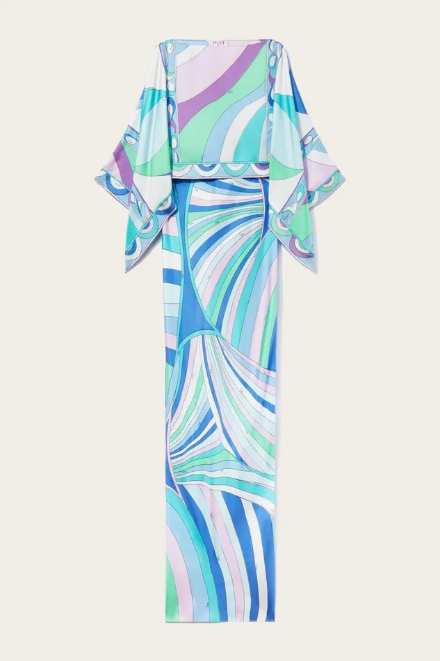 Dresses Women PUCCI Iride And PesciPrint SilkTwill Dress