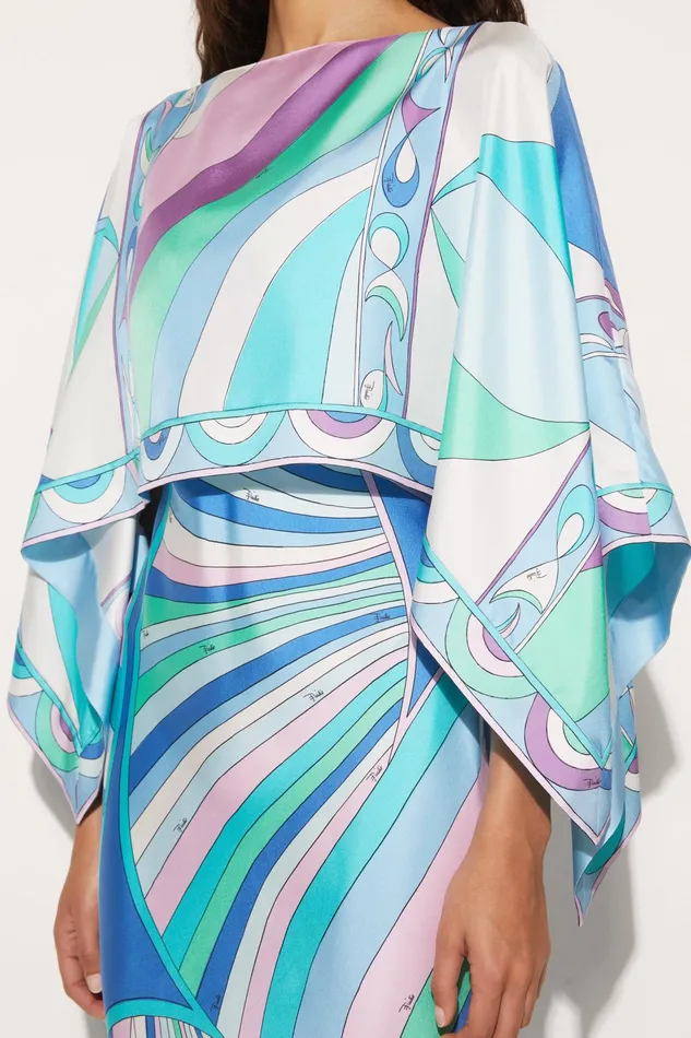 Dresses Women PUCCI Iride And PesciPrint SilkTwill Dress