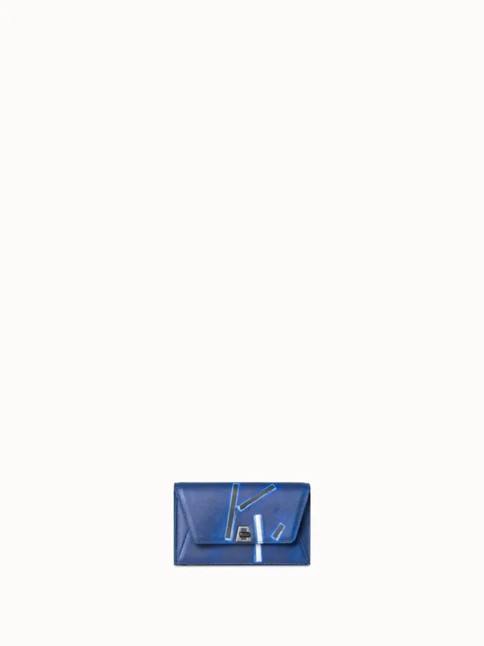 Envelope Crossbody With Blue Angel Print Blue Angel Print Women Akris Crossbody Bags