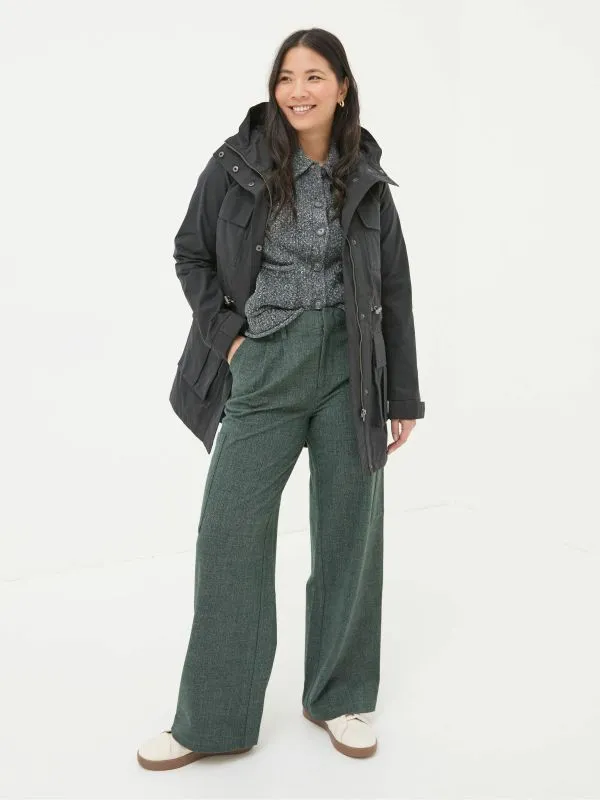 Fat Face Coats and Jackets Women Tiegan Black Waterproof Coat