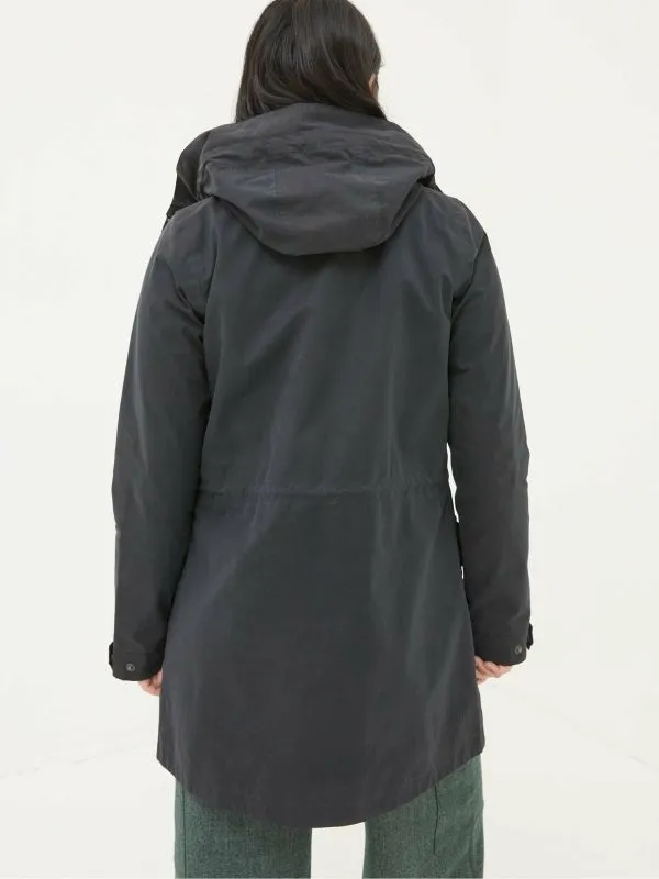 Fat Face Coats and Jackets Women Tiegan Black Waterproof Coat