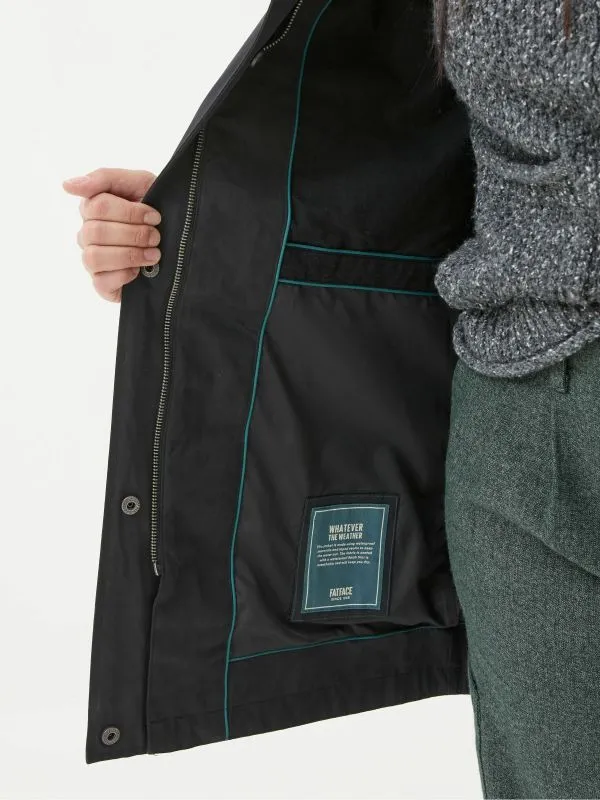 Fat Face Coats and Jackets Women Tiegan Black Waterproof Coat