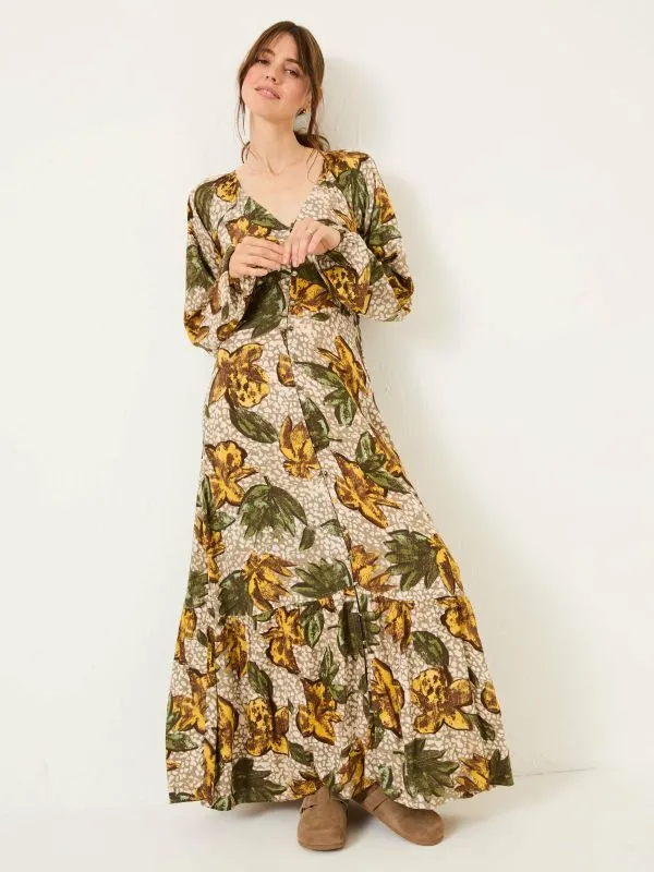 Fat Face Dresses Women Natural Emma Midi Dress