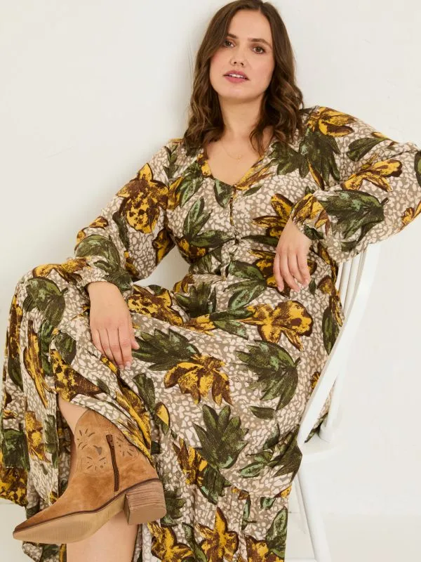 Fat Face Dresses Women Natural Emma Midi Dress