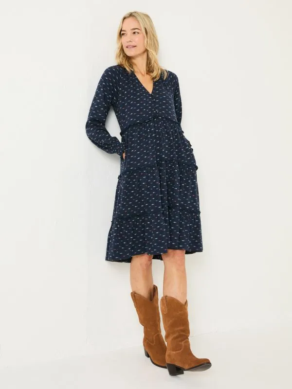 Fat Face Dresses Women Navy Ivana Jersey 100 Cotton Dress