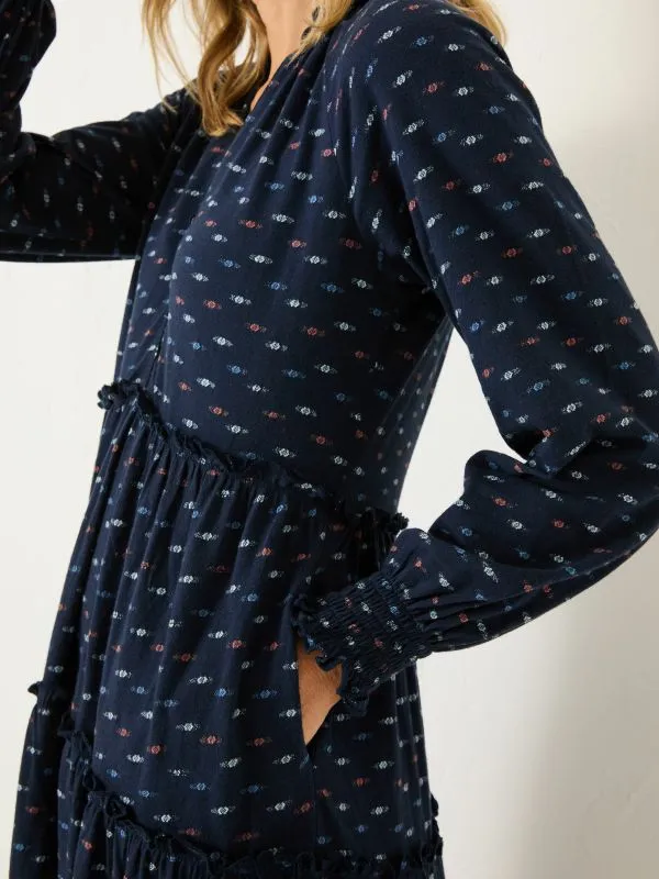 Fat Face Dresses Women Navy Ivana Jersey 100 Cotton Dress