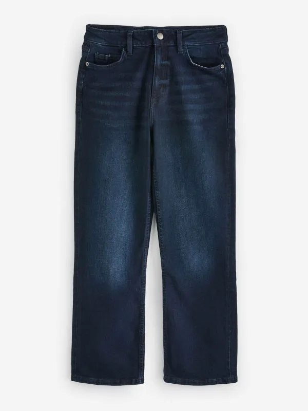 Fat Face Jeans Women Carmel Blue Comfort Stretch Straight Jeans