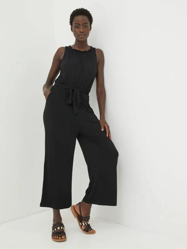 Fat Face Jumpsuits and Playsuits Women Black Haylie Jersey Jumpsuit
