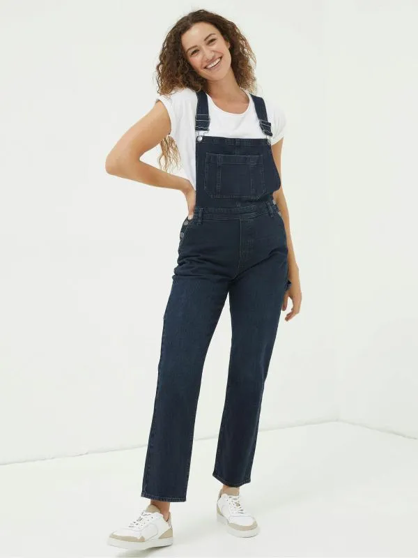 Fat Face Jumpsuits and Playsuits Women Blue Banbury Dungarees