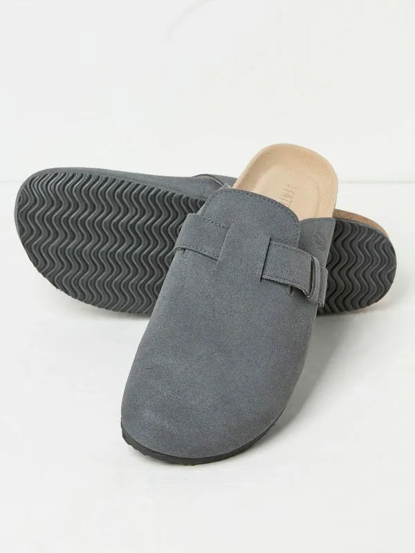 Fat Face Pyjamas and Nightwear Men George Charcoal Grey House Shoe