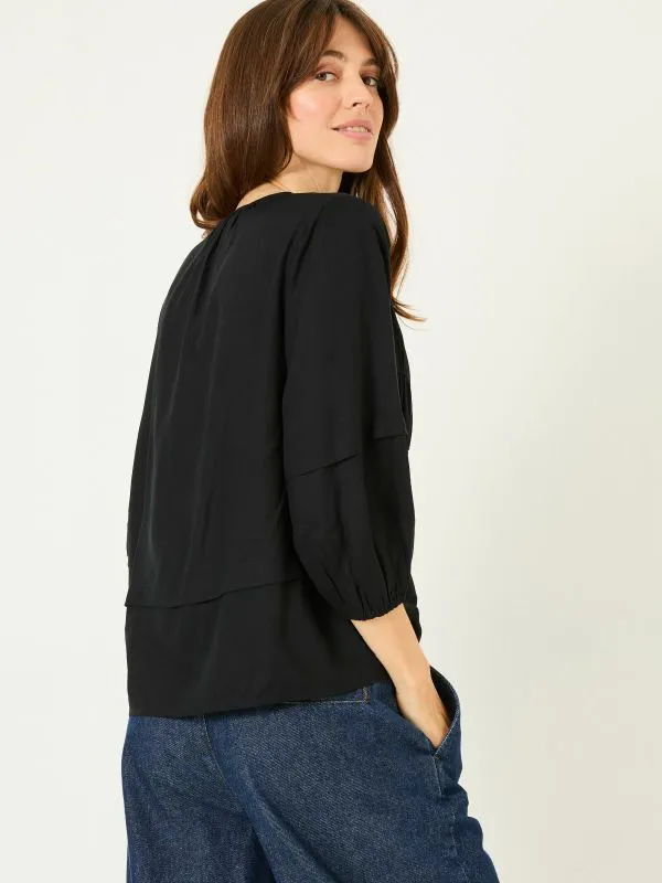 Fat Face Shirts and Blouses Women Black Cece Blouse