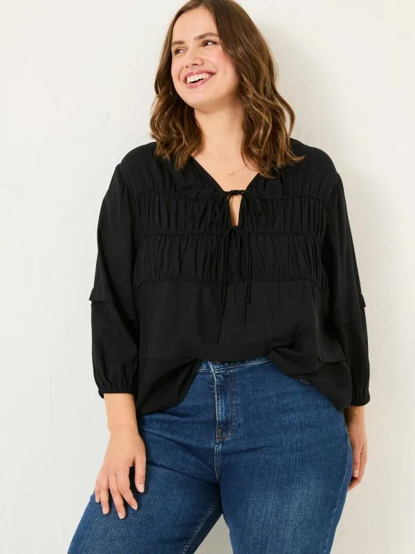 Fat Face Shirts and Blouses Women Black Cece Blouse