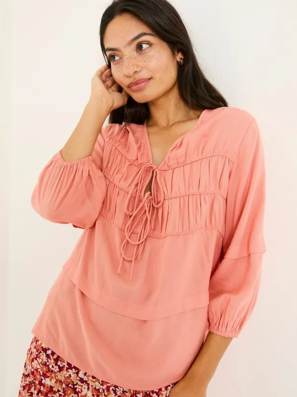 Fat Face Shirts and Blouses Women Coral Pink Cece Blouse