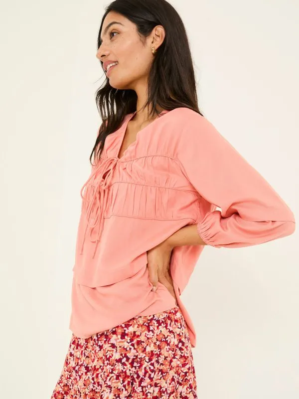 Fat Face Shirts and Blouses Women Coral Pink Cece Blouse
