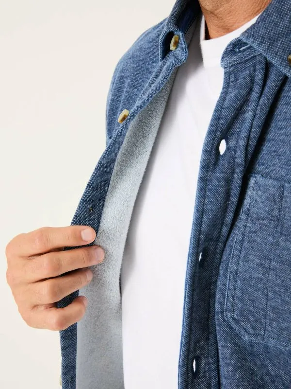 Fat Face Shirts Men Indigo Blue Sweat Shirt