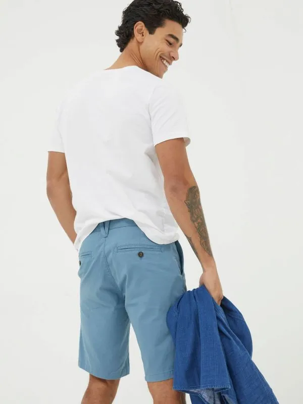 Fat Face Tall Collection Men Blue Mawes Chinos Shorts