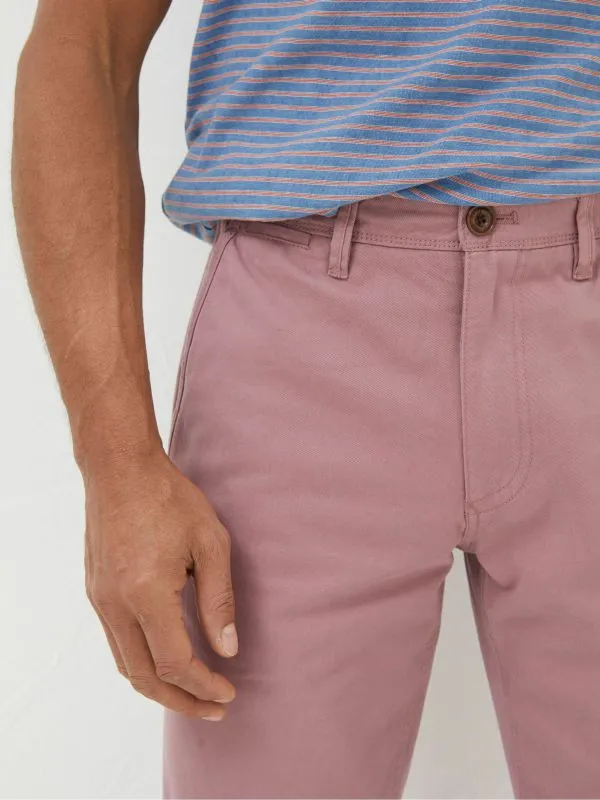 Fat Face Tall Collection Men Pink Modern Coastal Chinos Trousers