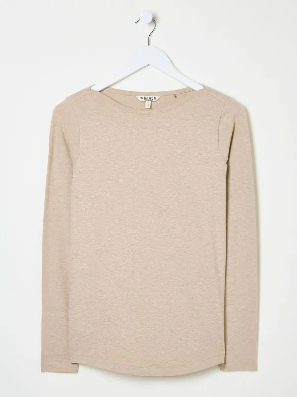 Fat Face Tops and TShirts Women Bree Oatmeal TShirt