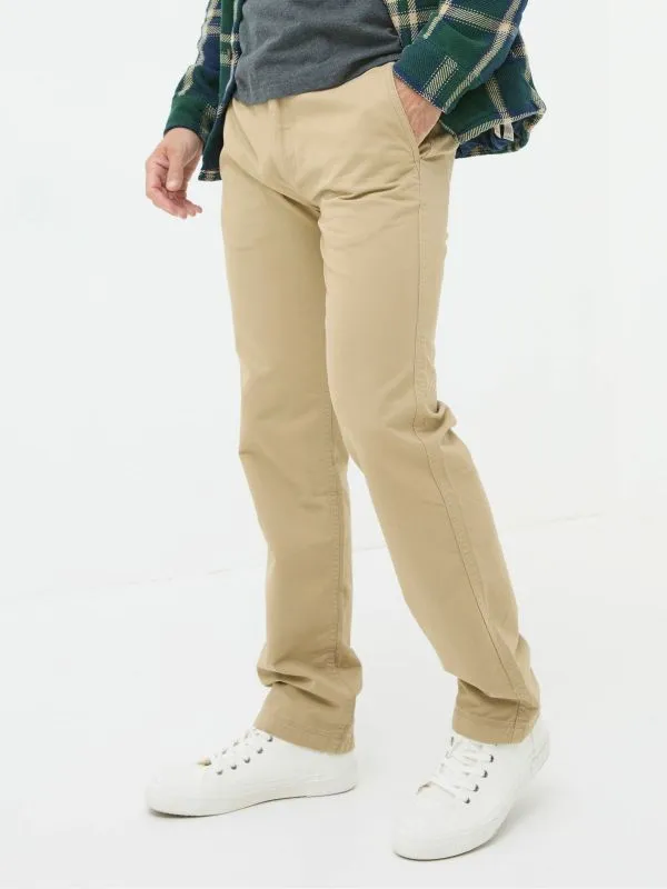 Fat Face Trousers Men Stone Beige Modern Coastal Chinos