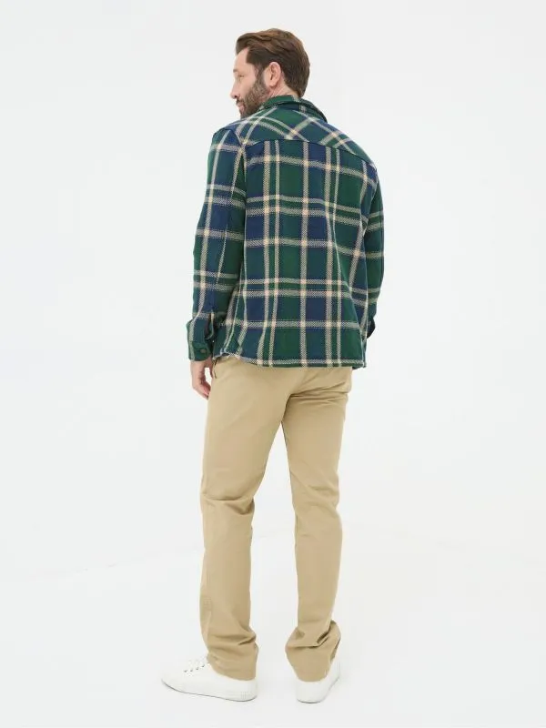 Fat Face Trousers Men Stone Beige Modern Coastal Chinos