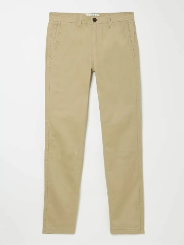 Fat Face Trousers Men Stone Beige Modern Coastal Chinos