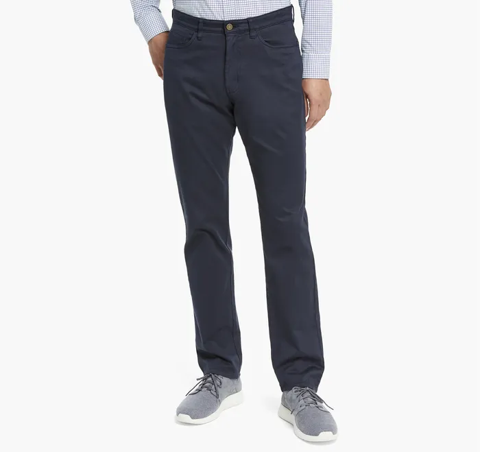 FivePocket Pants Navy Pants and Jeans Johnston and Murphy Men