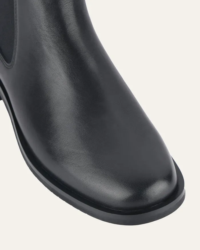 FLAT BOOTS Women jomercer Gabe flat ankle boot black leather FLAT BOOTS Women jomercer Gabe flat ankle boot black leather