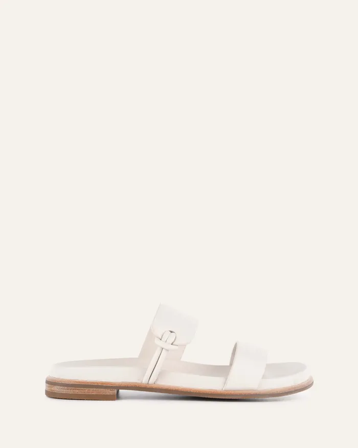 FLAT SANDALS Women jomercer Hayes flat sandals off white leather