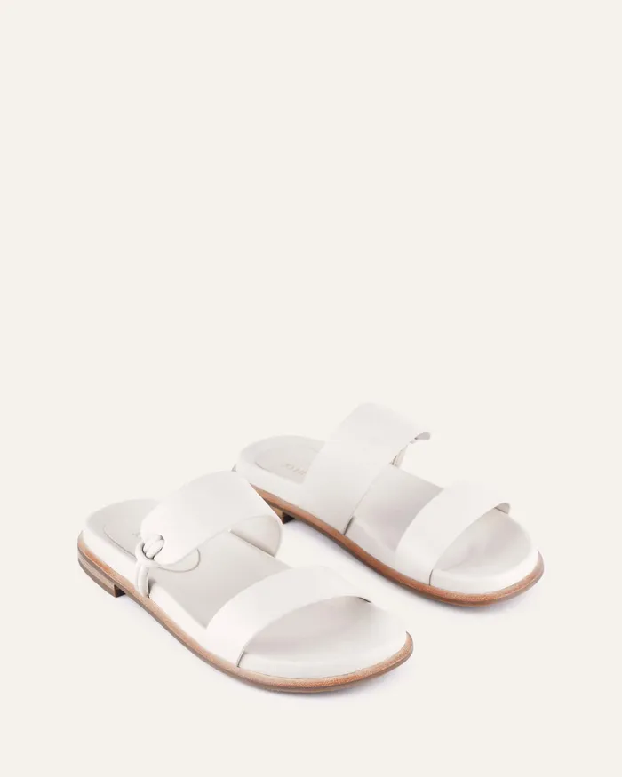 FLAT SANDALS Women jomercer Hayes flat sandals off white leather FLAT SANDALS Women jomercer Hayes flat sandals off white leather
